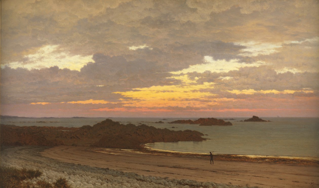 Evening on the Coast by Frederick William Meyer