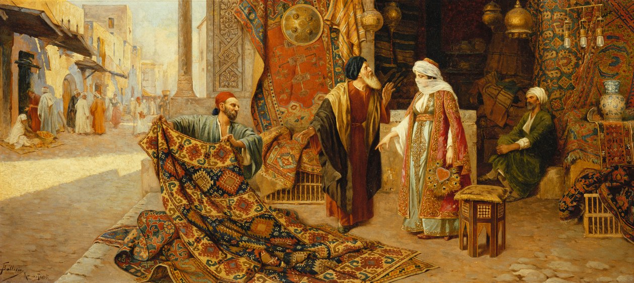 The Carpet Merchant by Frederico Ballesio