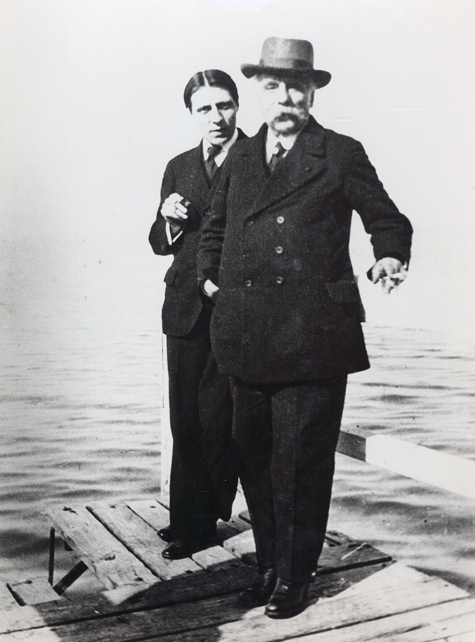 Alfred Cortot and Gabriel Faure by French Photographer