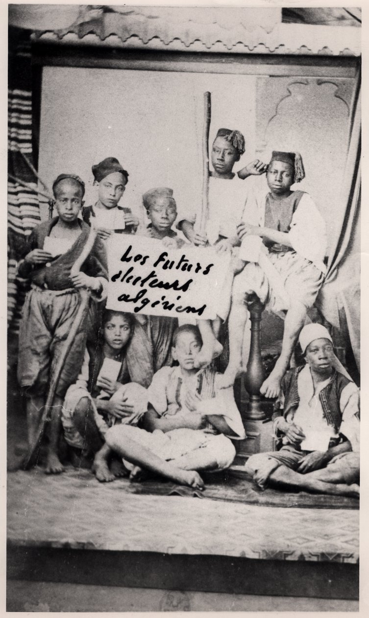Algerian Children from the region of Annaba by French Photographer