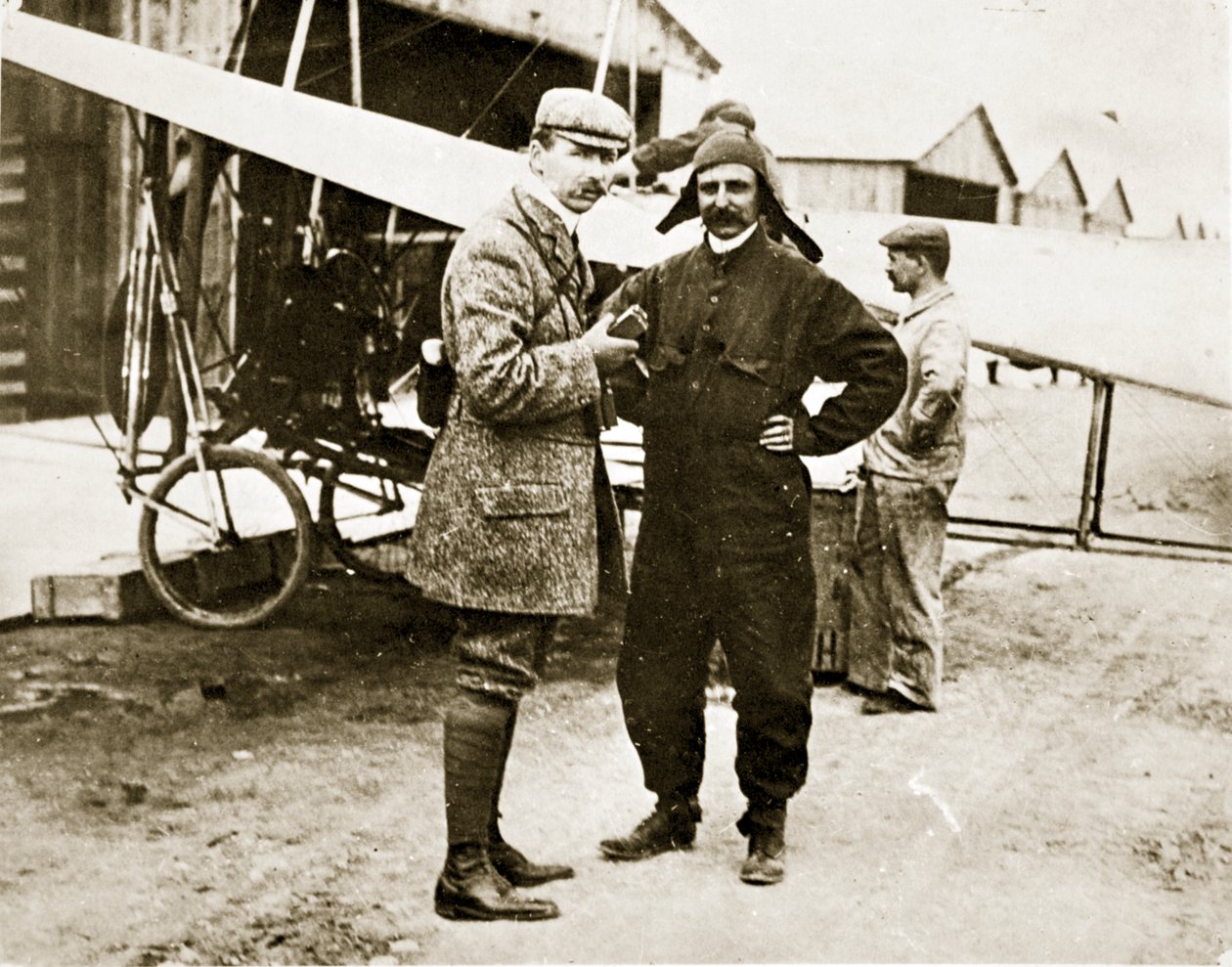 Bleriot After Crossing the Channel by French Photographer