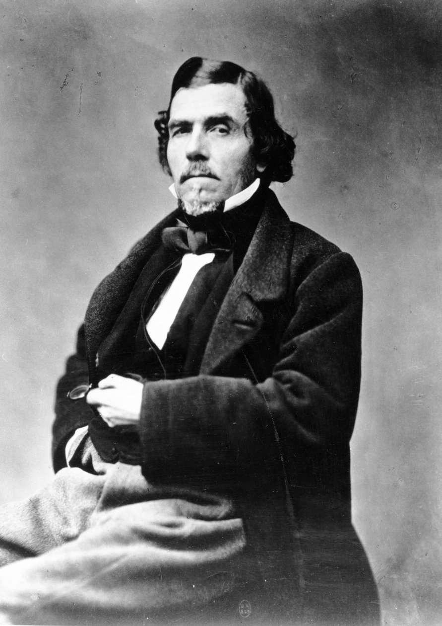 Eugene Delacroix by French Photographer
