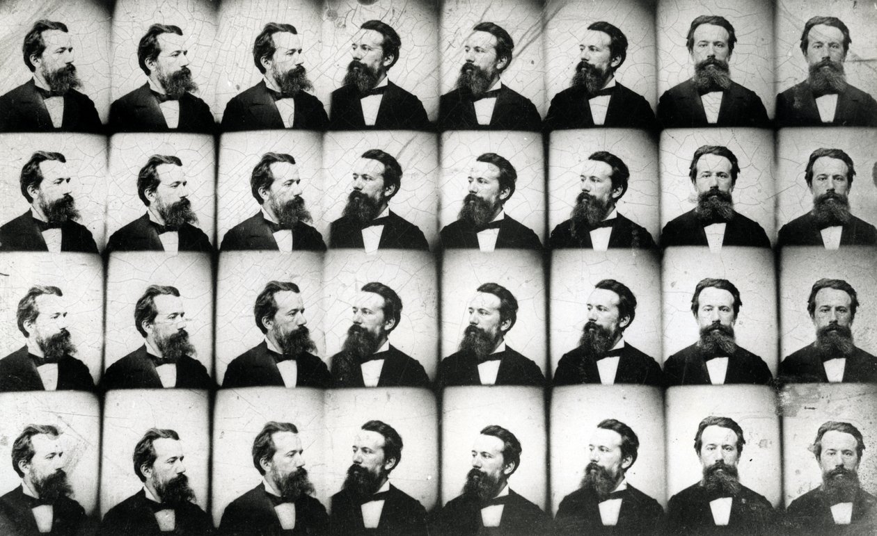 Multiple Portraits of a Man by French Photographer
