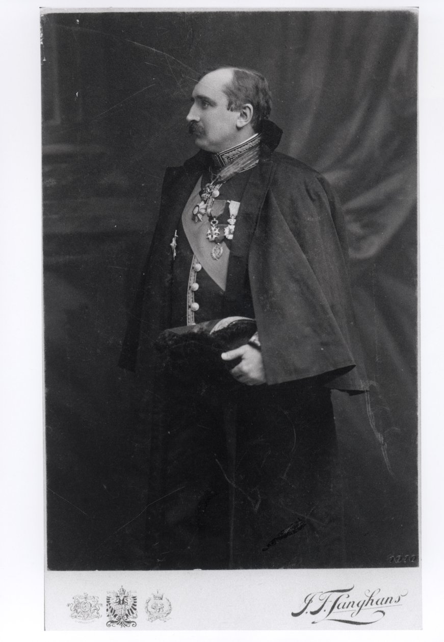 Paul Claudel in his ambassadorial uniform, Prague by French Photographer