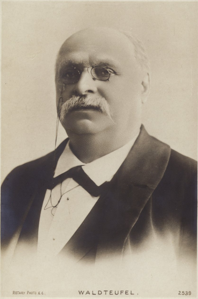 Portrait of Emile Waldteufel by French Photographer