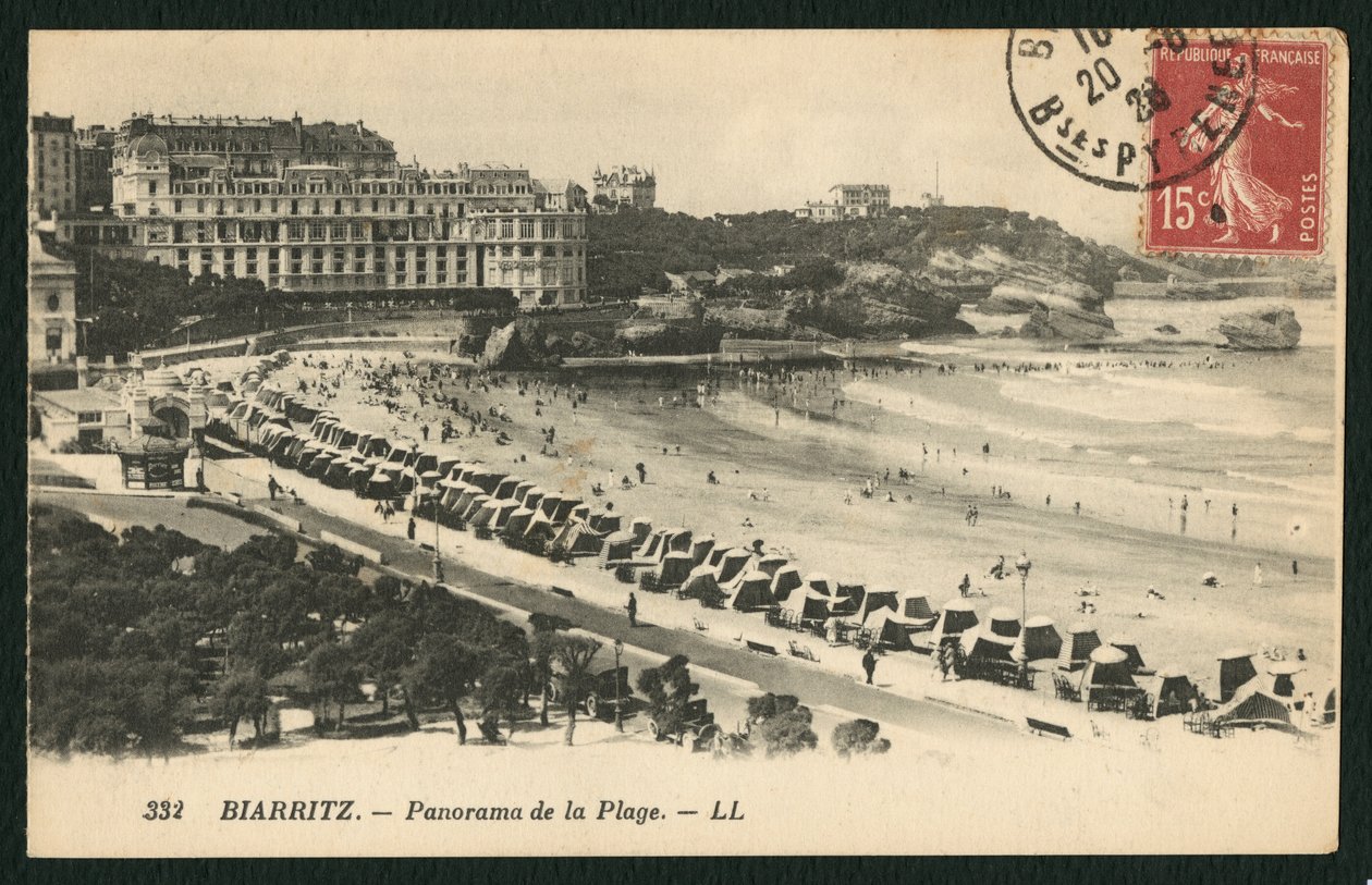 Grande Plage of Biarritz by French Photographer