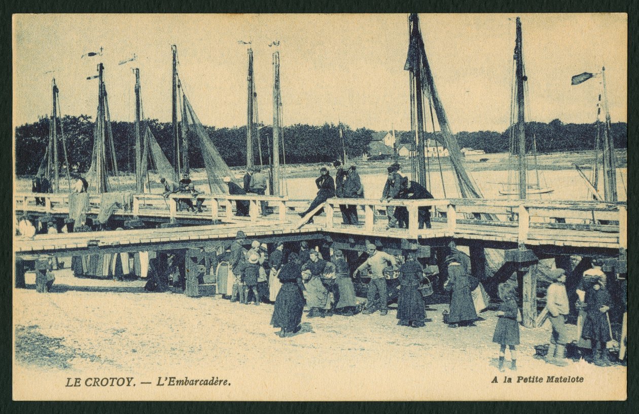 Landing Stage at Le Crotoy by French Photographer
