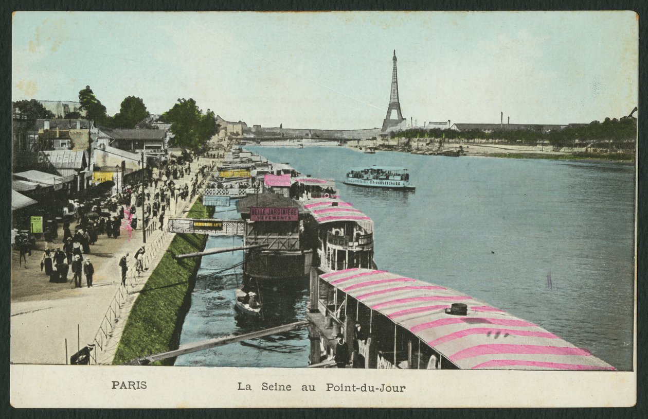 River Seine at Point-du-Jour by French Photographer