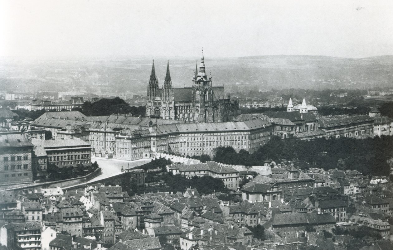 View of Prague, late 19th century by French Photographer