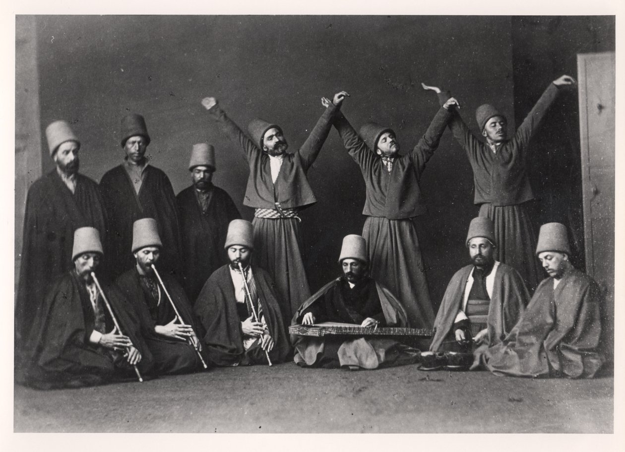 Whirling dervishes from Turkestan by French Photographer