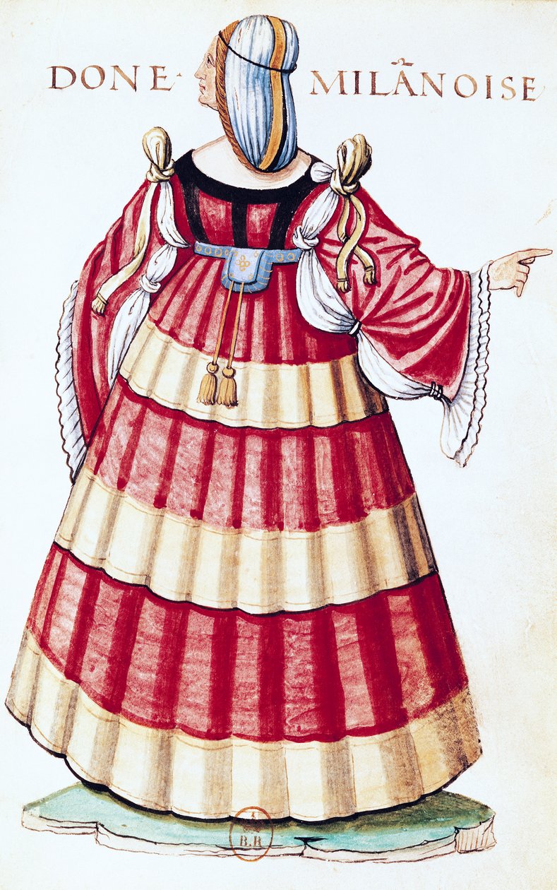 A Milanese Lady by French School