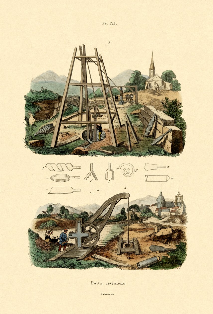 Artesian Well by French School