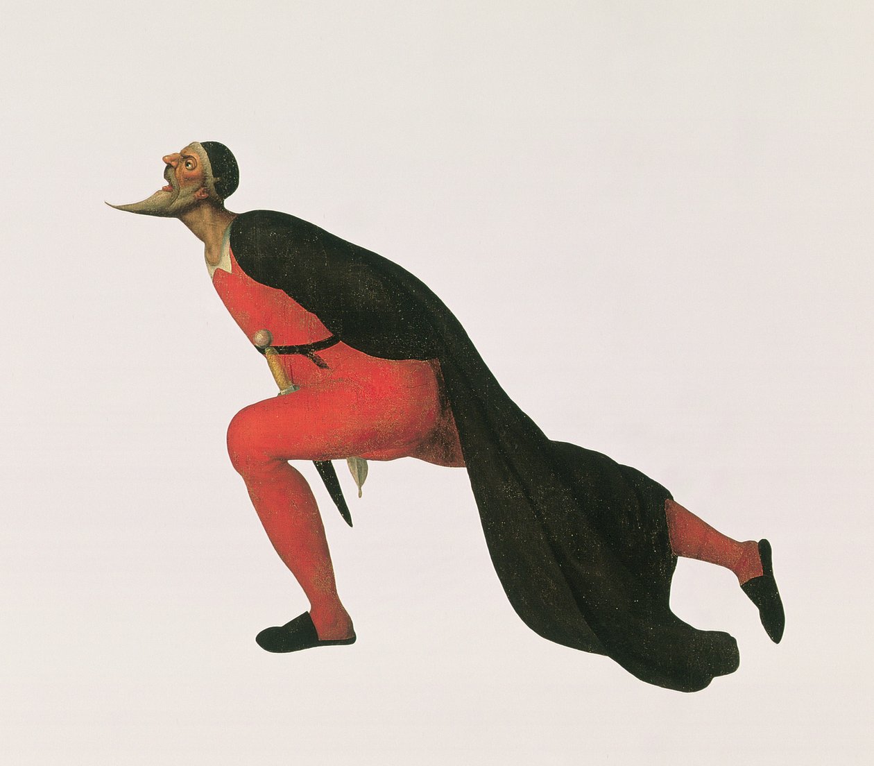 Character from a Play (detail) by French School