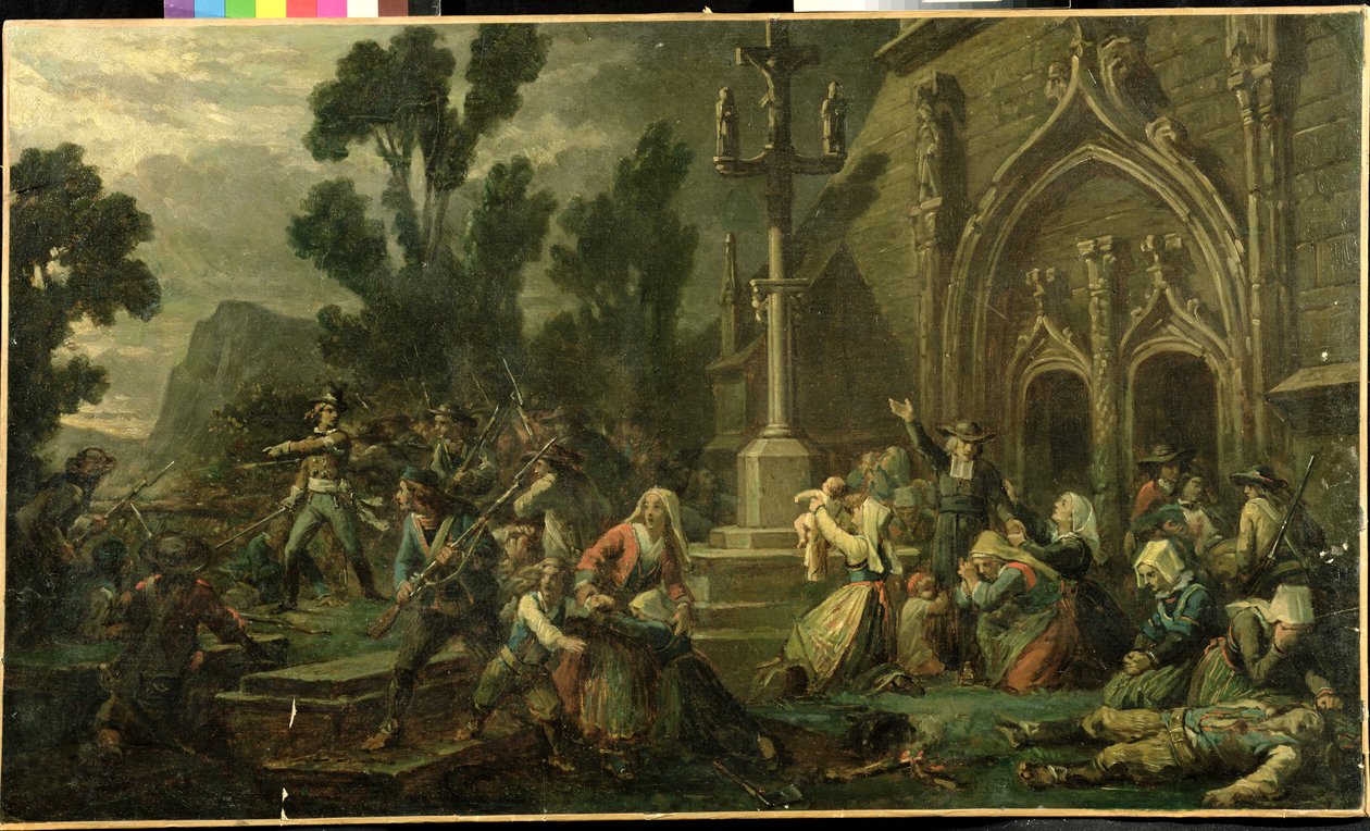 Chouans in the Vendee by French School