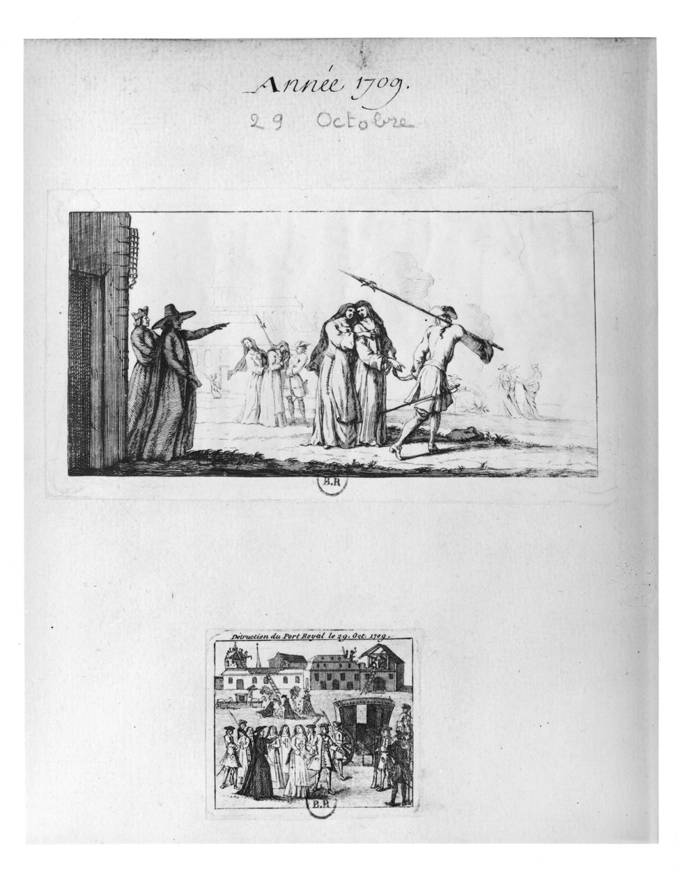 Destruction of Port-Royal des Champs and Arrest of the Nuns by French School