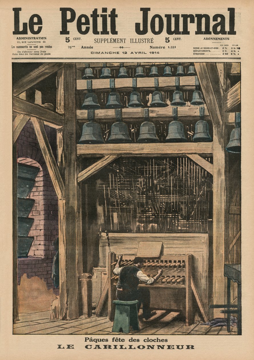 Easter, the bell ringer, front cover illustration from 