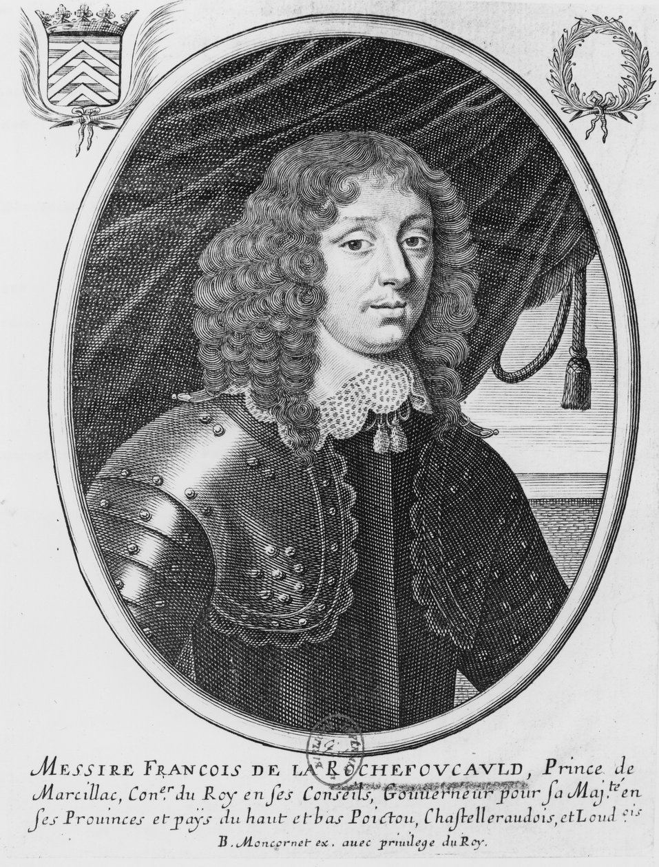 Francois VI, Duke of Rochefoucauld, Prince of Marcillac by French School