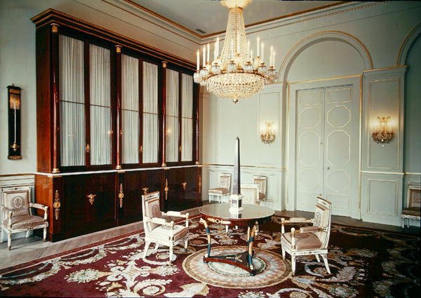 Interior of the Library in the Apartment of Prince Eugene de Beauharnais by French School
