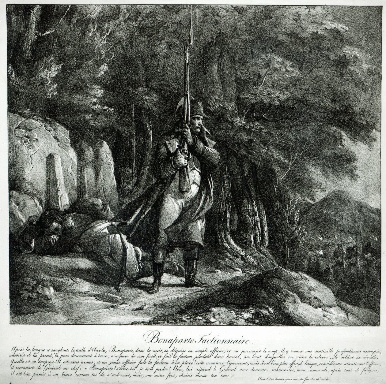 Napoleon on Sentry Duty after the Battle of Pont d