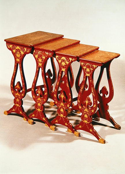 Nest of Tables, Napoleon III Style by French School