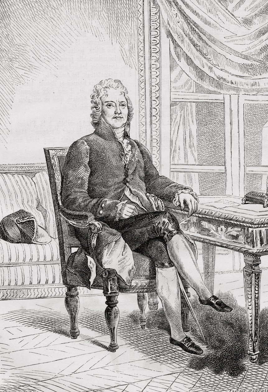 Portrait of Charles Maurice Talleyrand-Perigord by French School