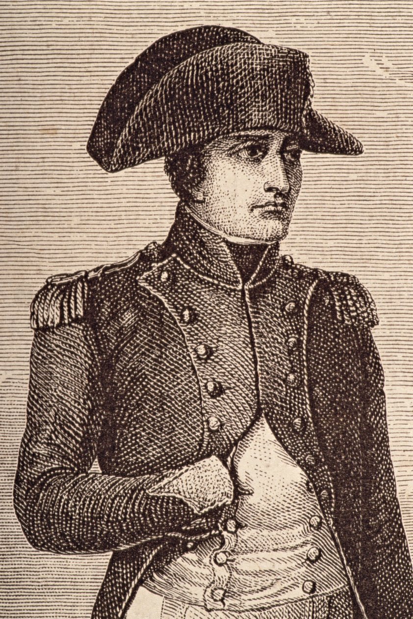 Portrait of Napoleon Bonaparte (detail) by French School