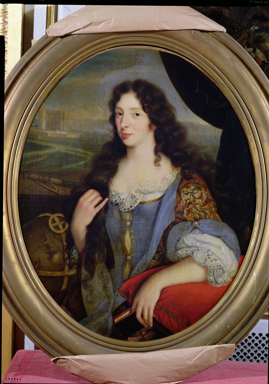 Portrait of an Unknown Learned Woman in Front of the Paris Observatory by French School