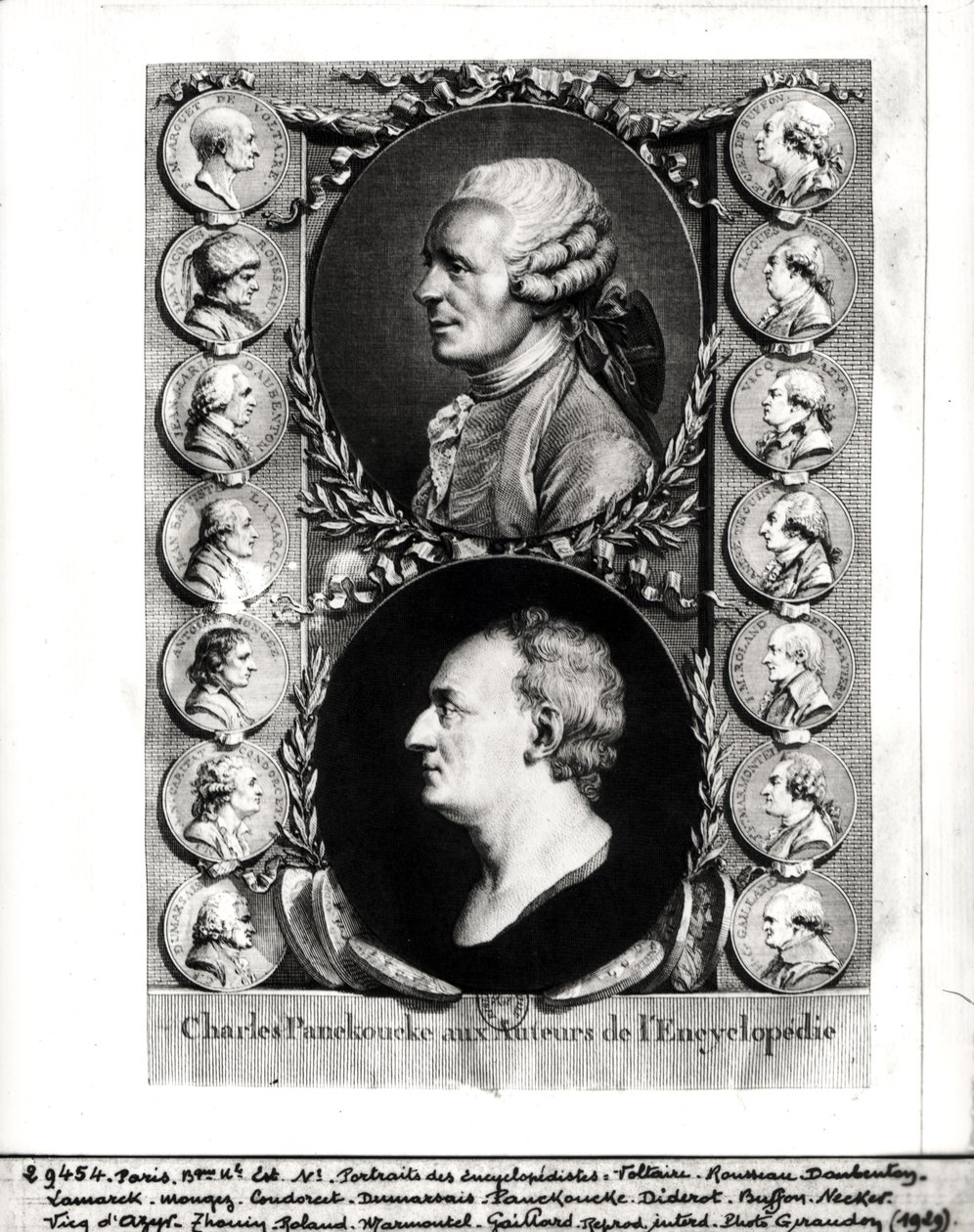 Portraits of the Encyclopaedists Jean Le Rond d