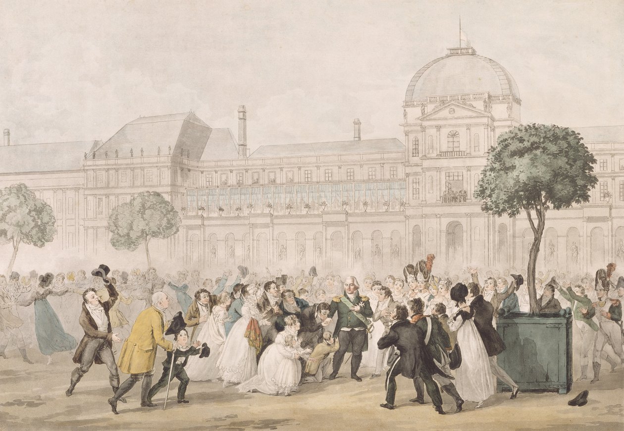 Return of Louis XVIII to Paris, 8th July 1815 by French School