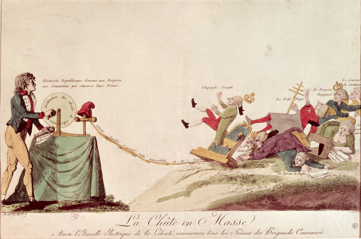 Revolutionary cartoon depicting 