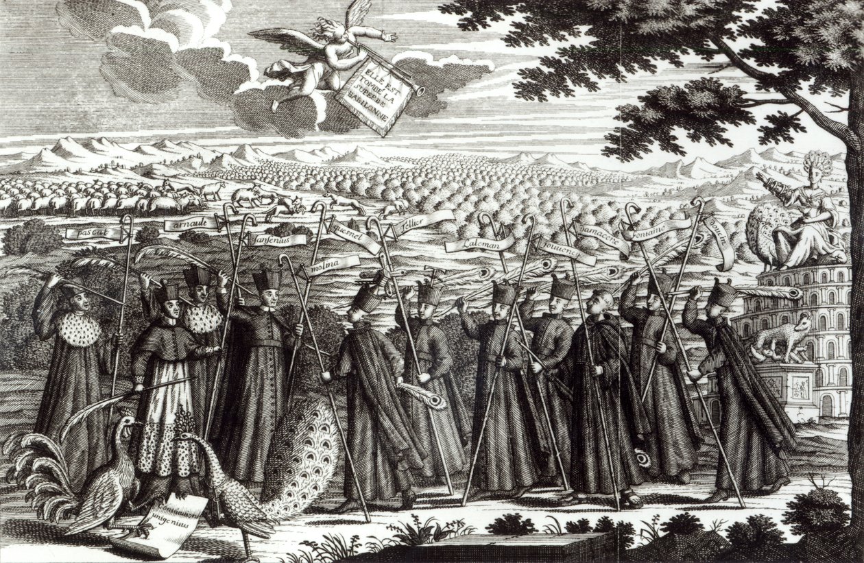 Satirical engraving depicting the Bull 