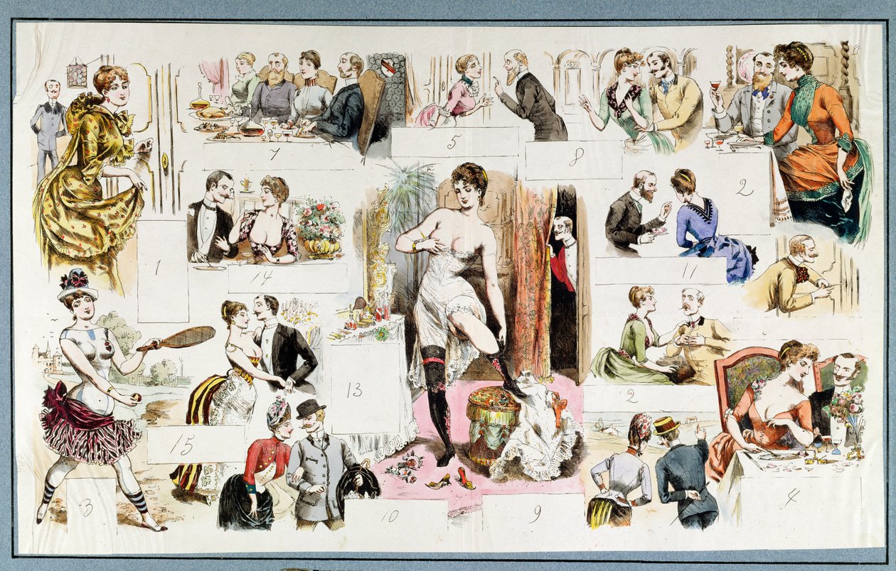 Scenes from the Daily Life of a Courtesan by French School