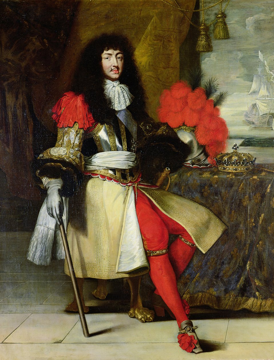 Seated Portrait of Louis XIV by French School