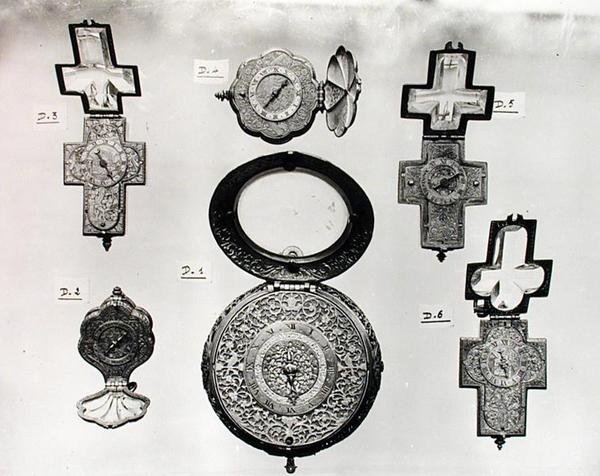 Six open watches by French School