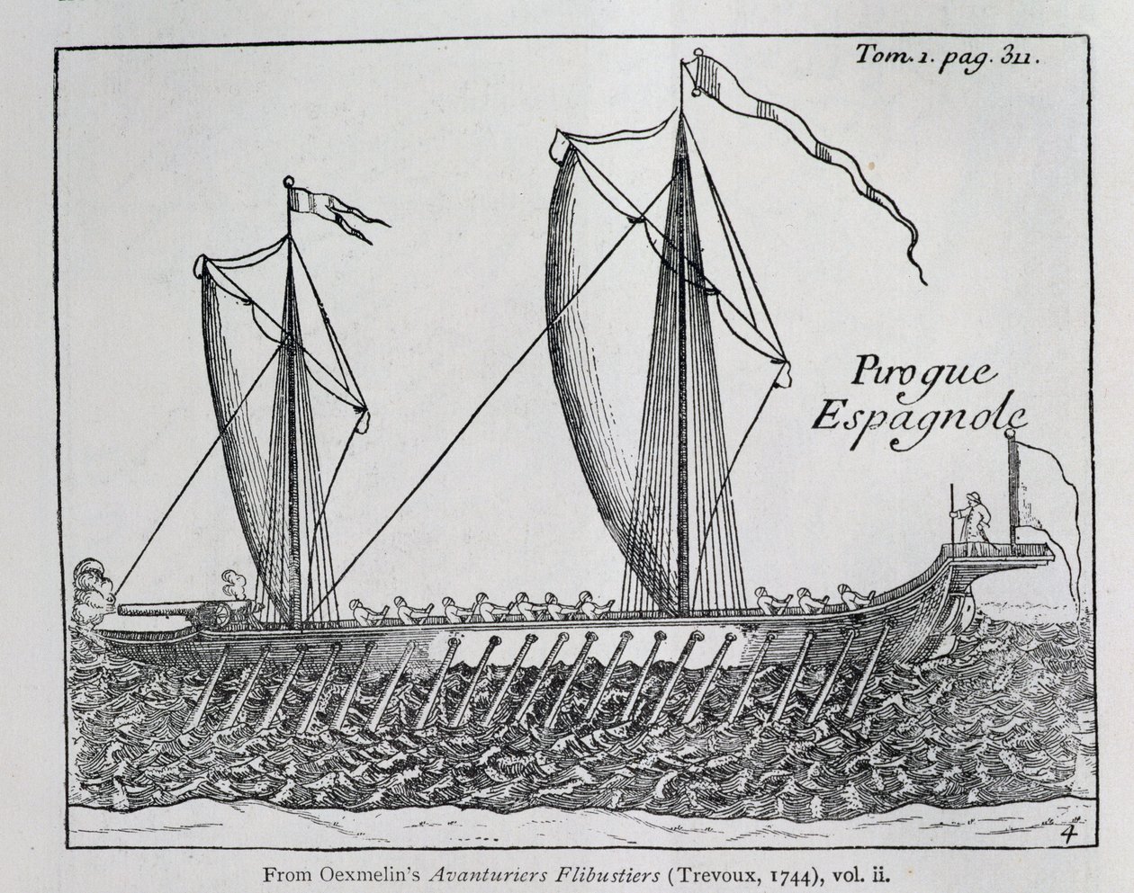 Spanish Ship, from Oexmelin