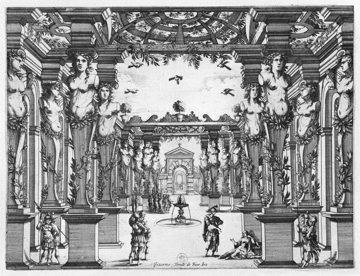 Stage Design by Giacomo Torelli for 