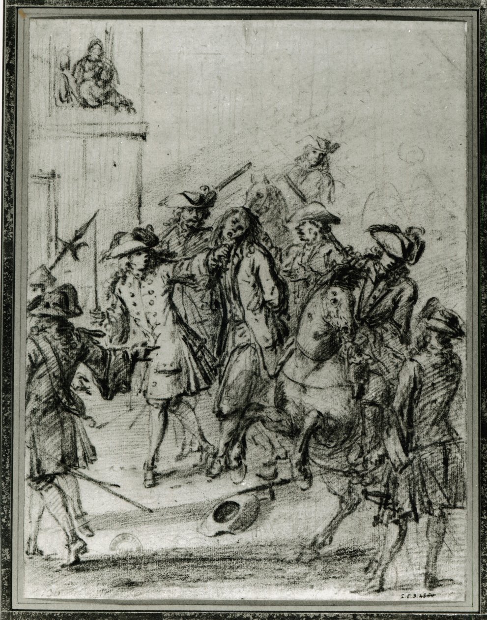The Arrest of Louis Dominique Cartouche (1693-1721) by French School