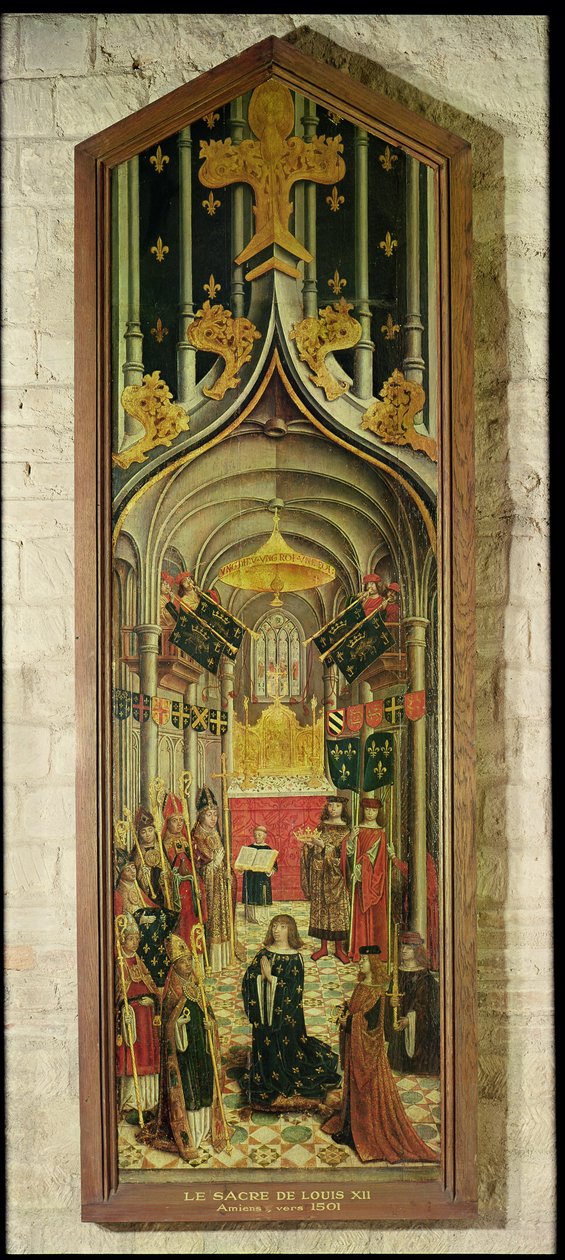 The Coronation of Louis XII in 1498, School of Amiens by French School