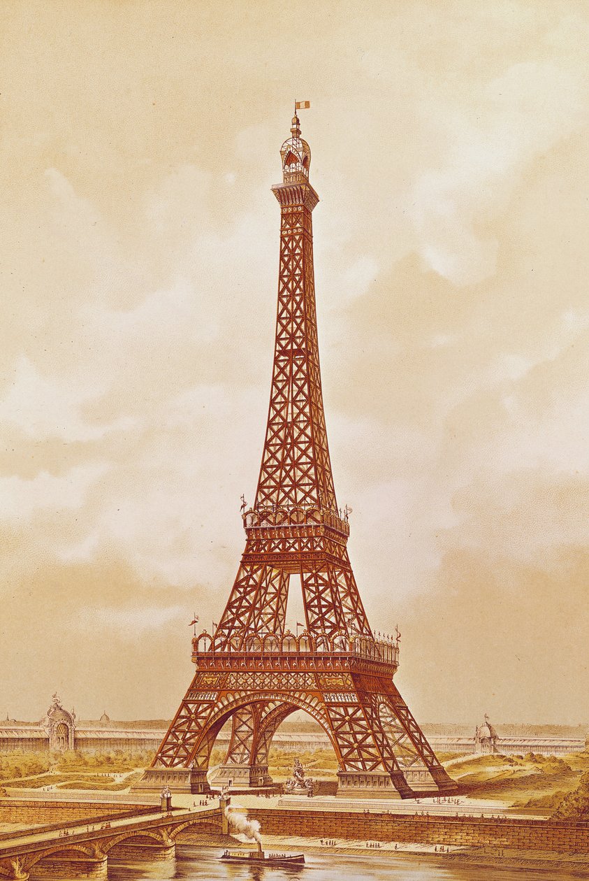 The Eiffel Tower by French School