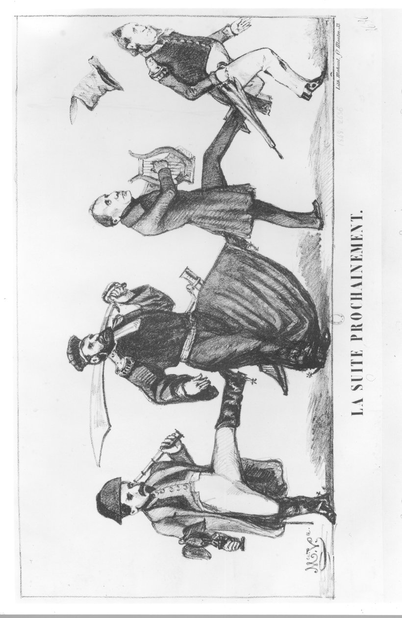 The Following Retinue, 20th December 1848 by French School
