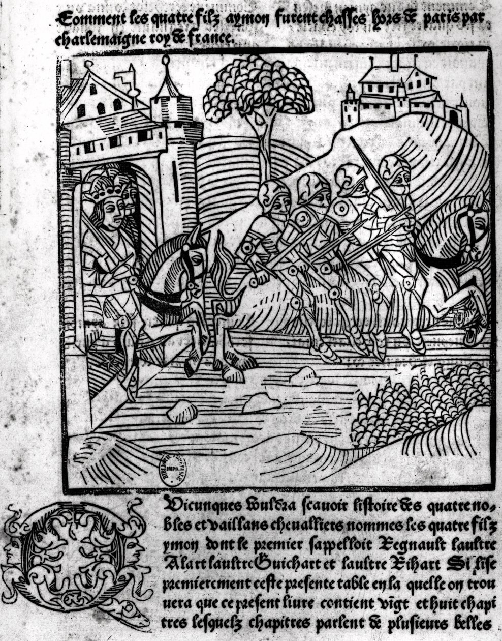 The Four Sons of Aymon are Chased Away by Charlemagne, from 