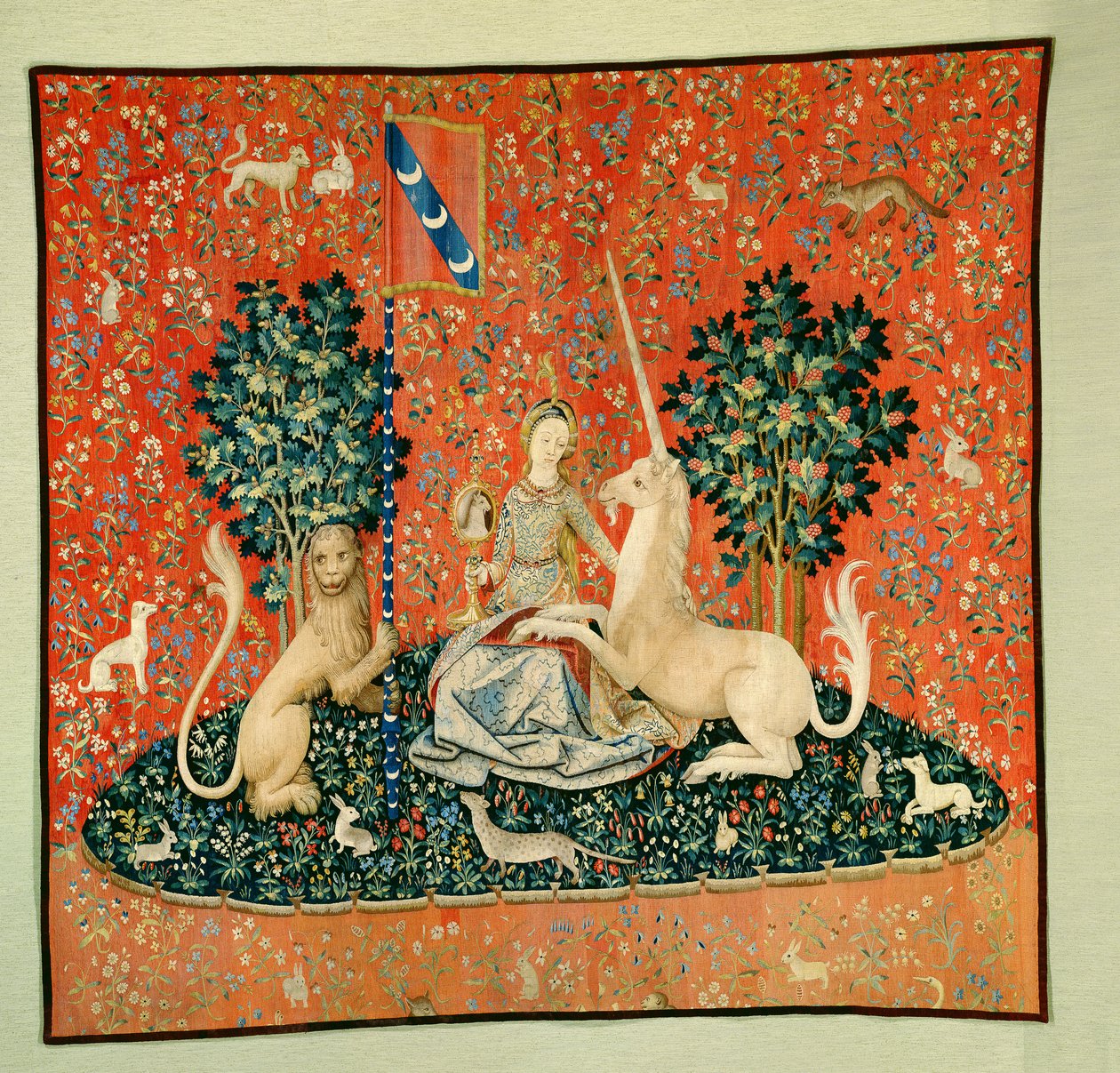 The Lady and the Unicorn: Sight by French School