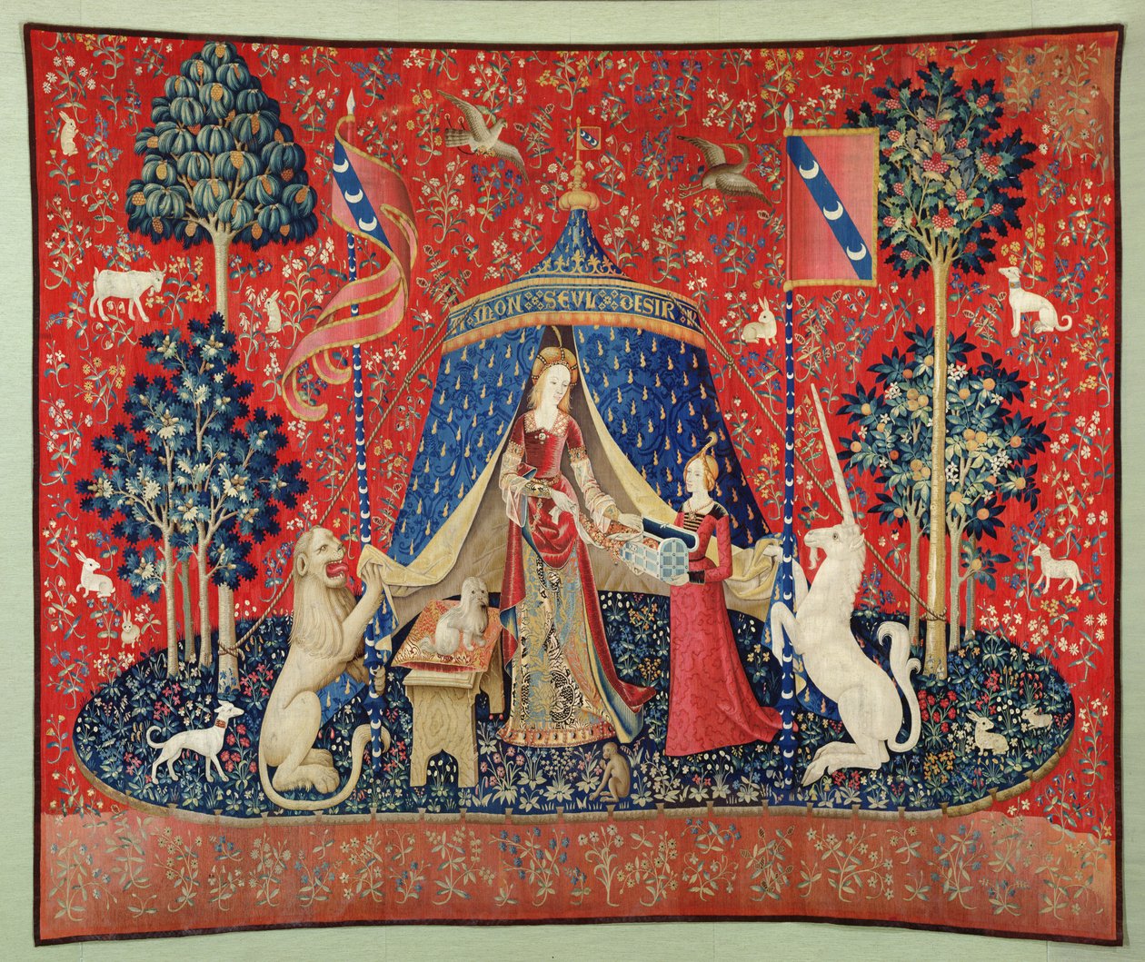 The Lady and the Unicorn: To my only desire by French School