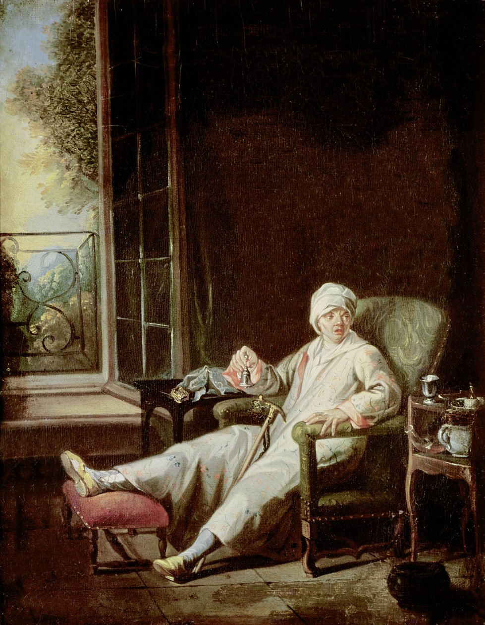 The Paralytic Man by French School