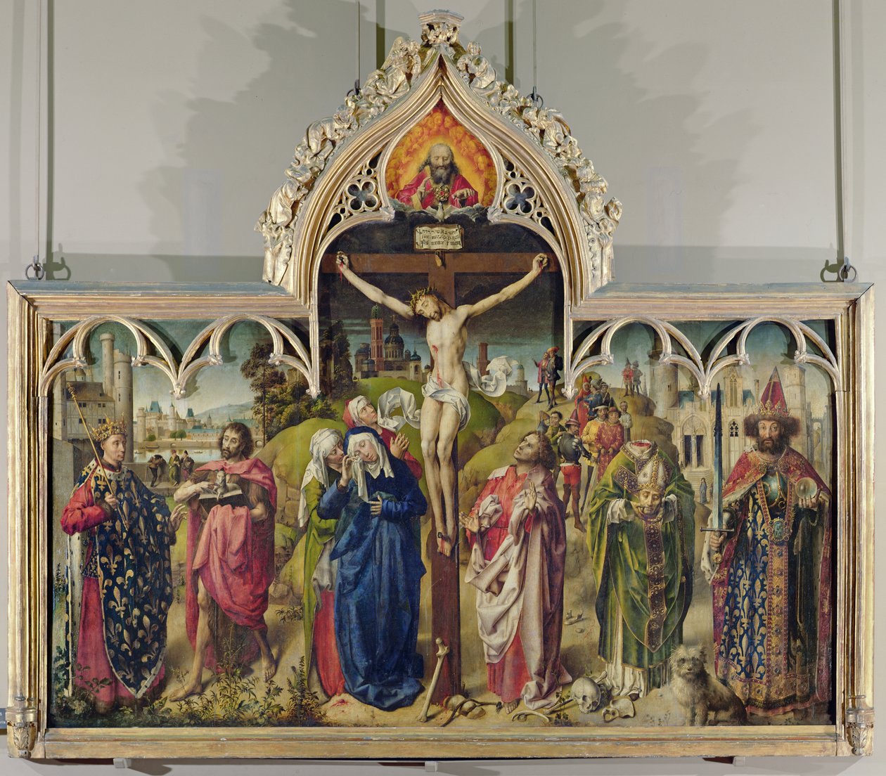 The Parlement of Paris Altarpiece by French School