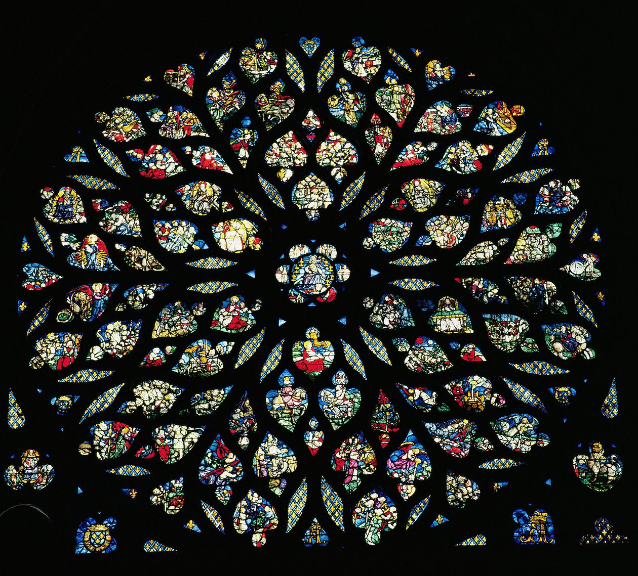 The Revelation of St. John, Rose Window by French School