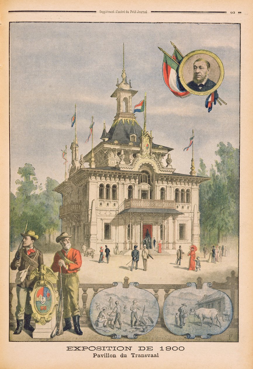 The Transvaal pavilion at the Universal Exhibition of 1900, Paris by French School