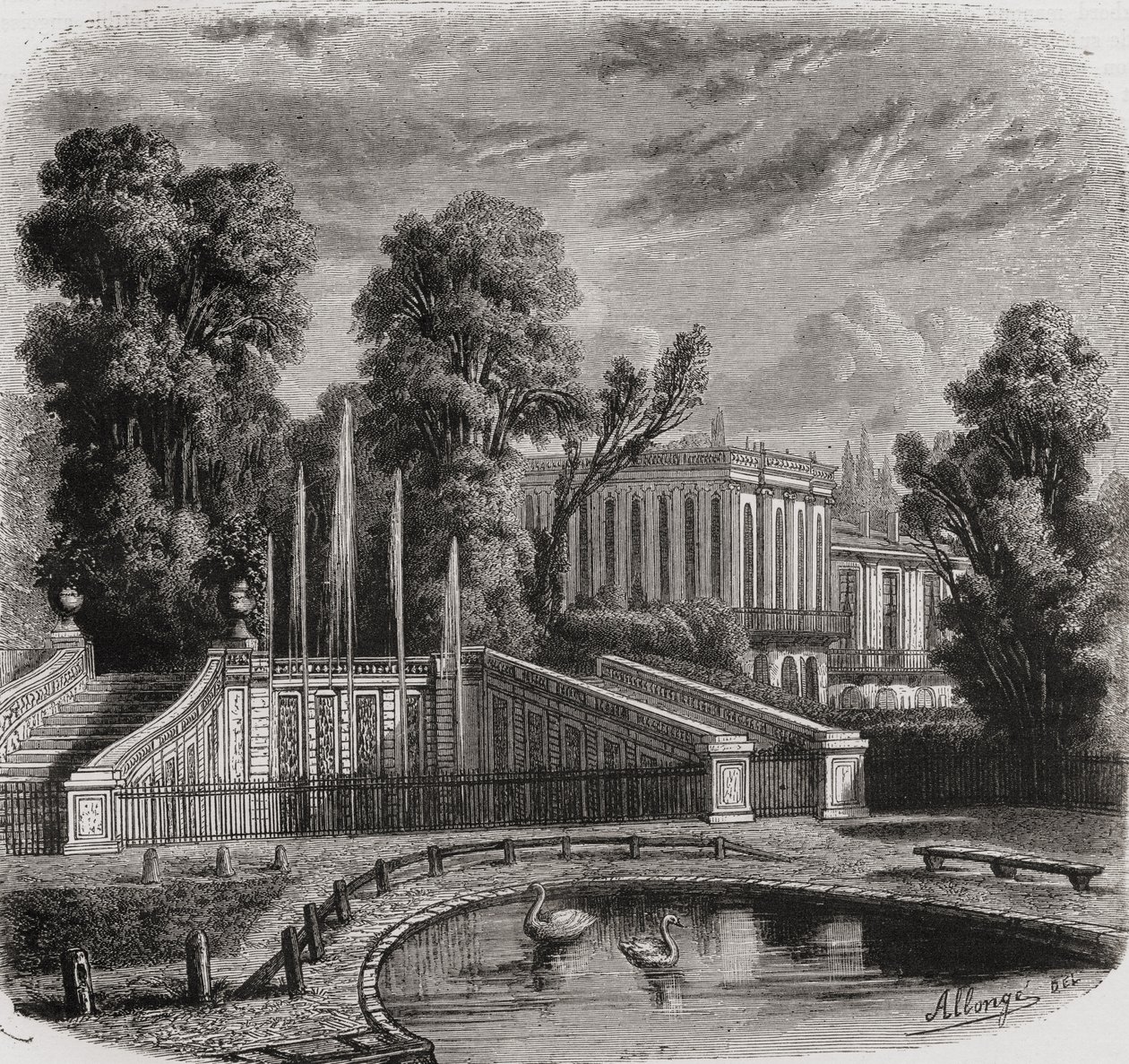 The Trianon at Versailles by French School