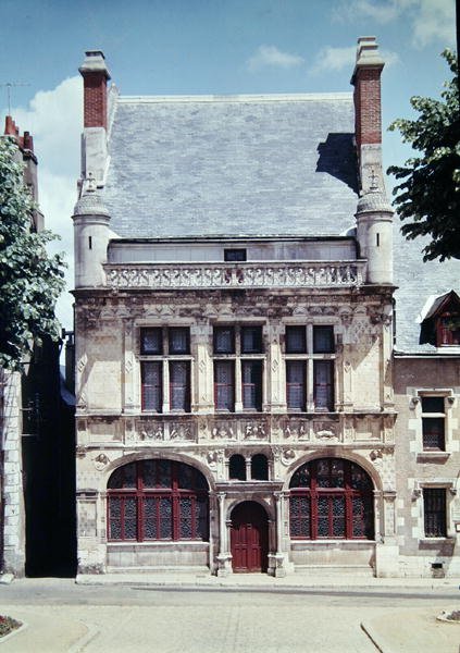 View of the Hotel de Ville by French School