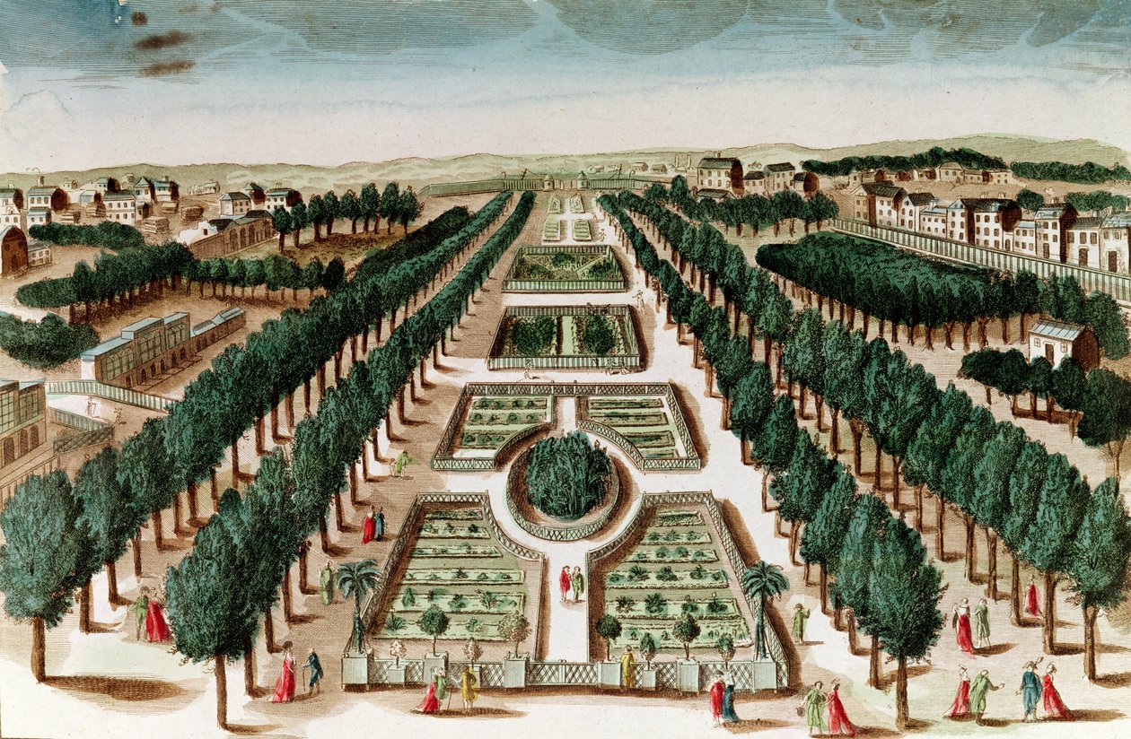 View of the Jardin des Plantes from the Cabinet d